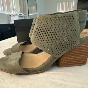 Dr. Scholl's Olive Wedge Sandals